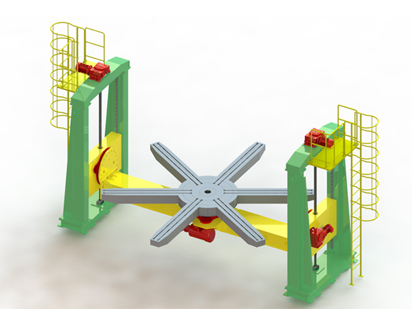 雙立柱3軸變位機實圖