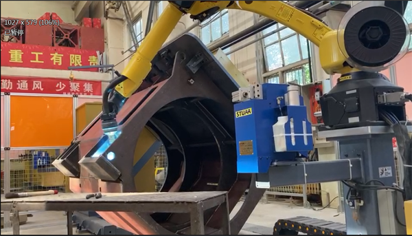 風(fēng)電機座焊接機器人系統(tǒng)